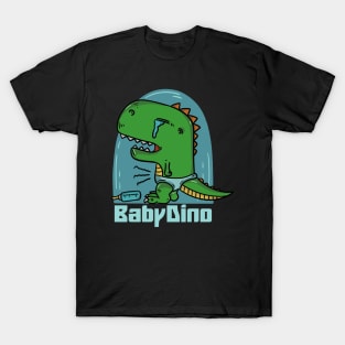 Baby dino crying T-Shirt